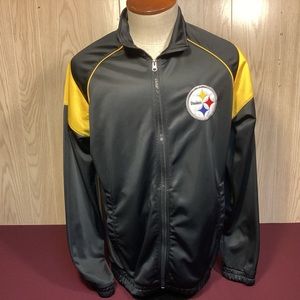 G-III Men’s Pittsburgh Steelers full zip lightweight jacket size medium